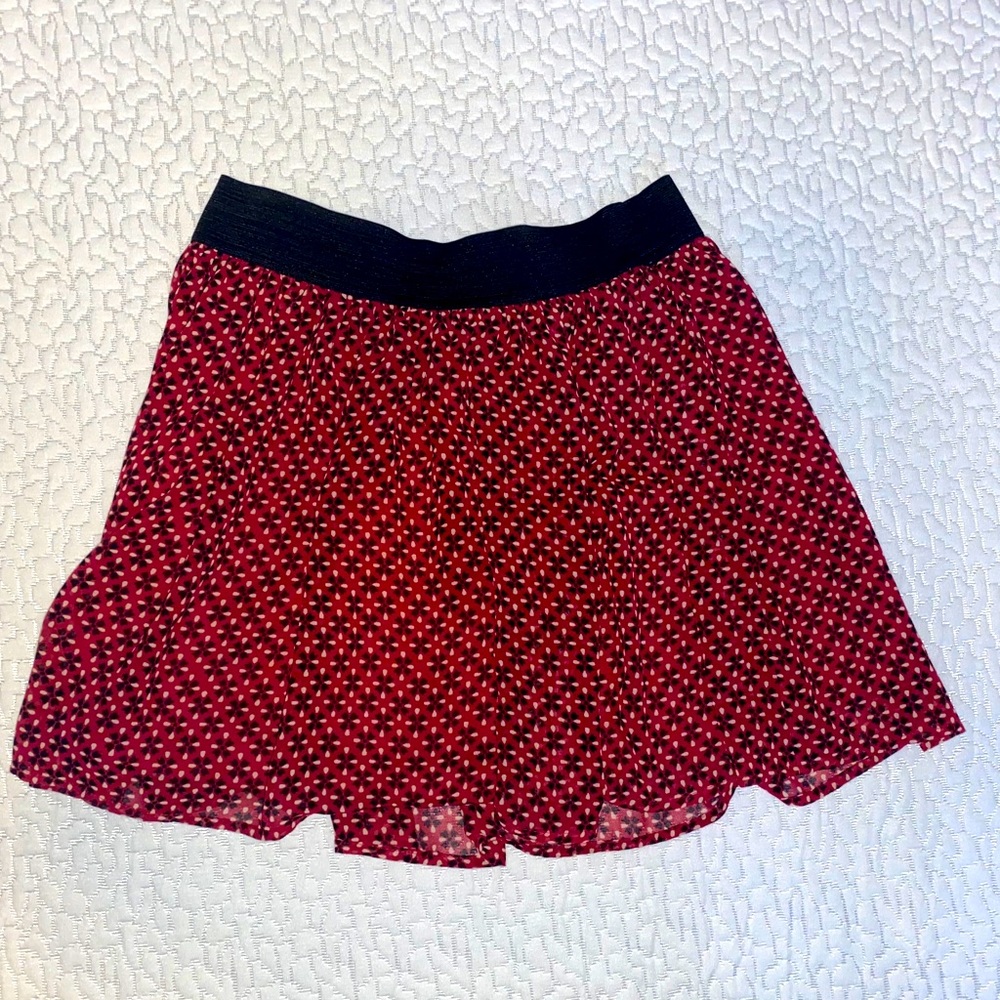 Cute floral miniskirt